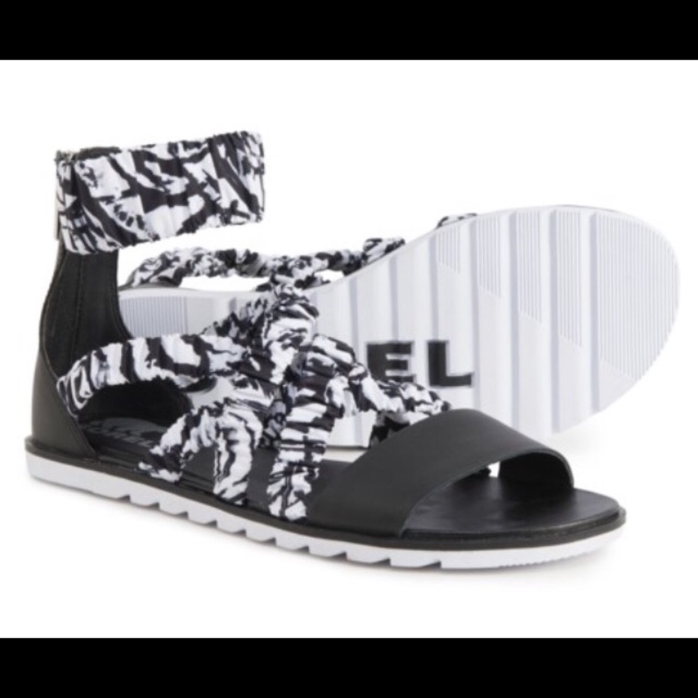 Sorel Ella II ankle strap sandals NEW